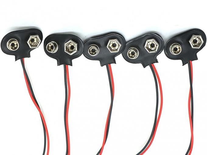 9V Battery Snap Clip Connector To DC Male 5.5x2.1mm Barrel Jack Power Cable for battery holders 3