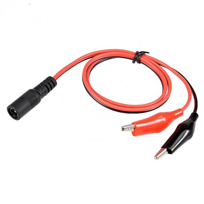 5.5x2.1mm DC Female to Dual Alligator Clips Power Testing Adapter Cable 0