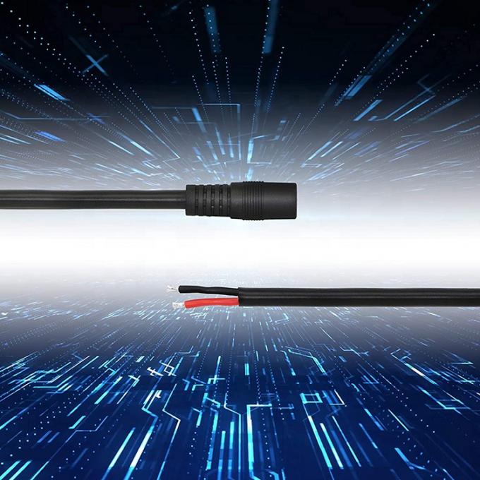 12V DC Barrel Jack 5.5x2.1mm 5.5x2.5mm 3.5x1.35mm Male Female Socket to Open Pigtail DC Power Cable 4