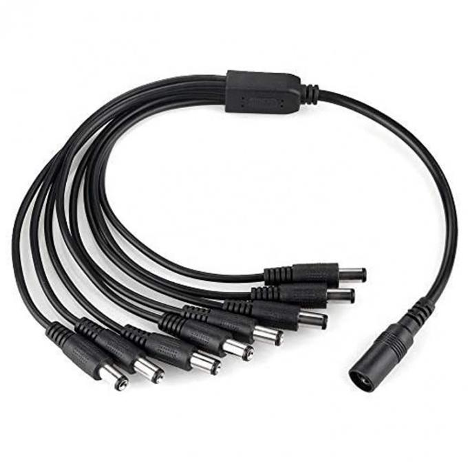 1 to 8 ways 1 Female to 8 Male 5.5x2.1 mm DC Power Supply Splitter Cable for CCTV Camera LED Strip 1