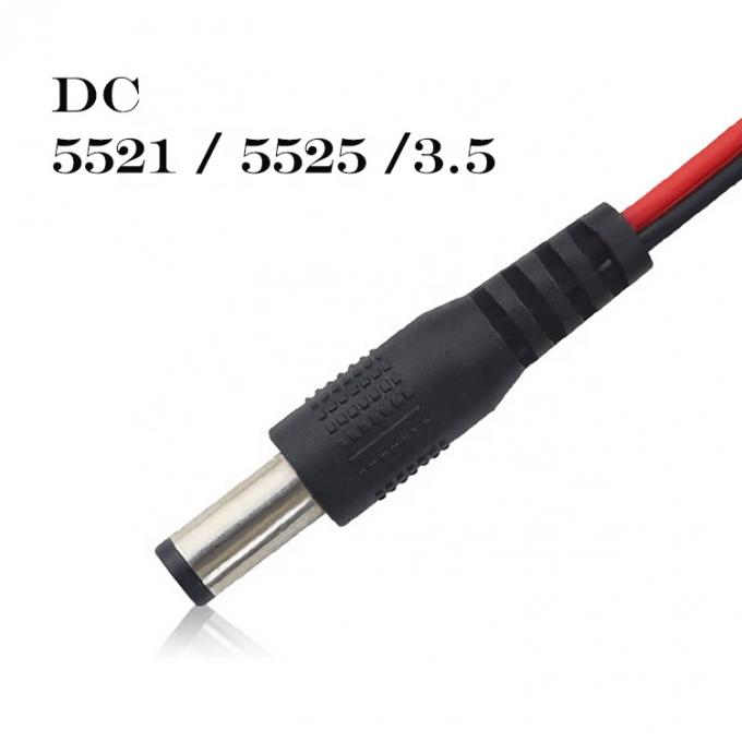 Custom 5521 5525 3.5 Connector DC Male to Open Bare Wire End Cable 2