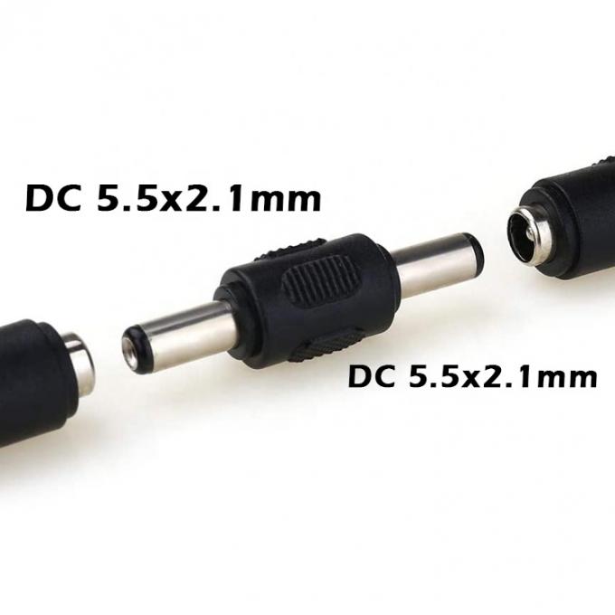 12V 24V Male Female 2.1mm X 5.5mm DC Barrel Jack Power Connector Adapter for Led Strip CCTV Camera 3