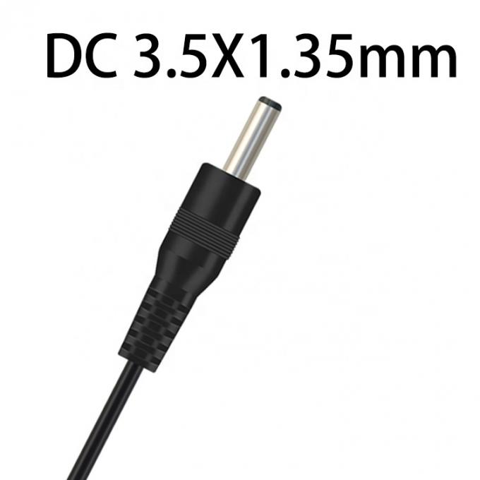 DC Barrel Jack Male 3.5x1.35mm to Stripped Tinned Wire Pigtail Bare End Cable 3