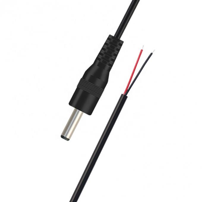 DC Barrel Jack Male 3.5x1.35mm to Stripped Tinned Wire Pigtail Bare End Cable 2