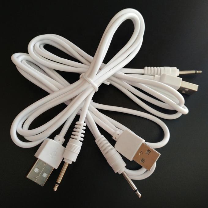 Multi Sizes USB to 2.5mm DC Jack Power Charging Cable for Vibrator 4