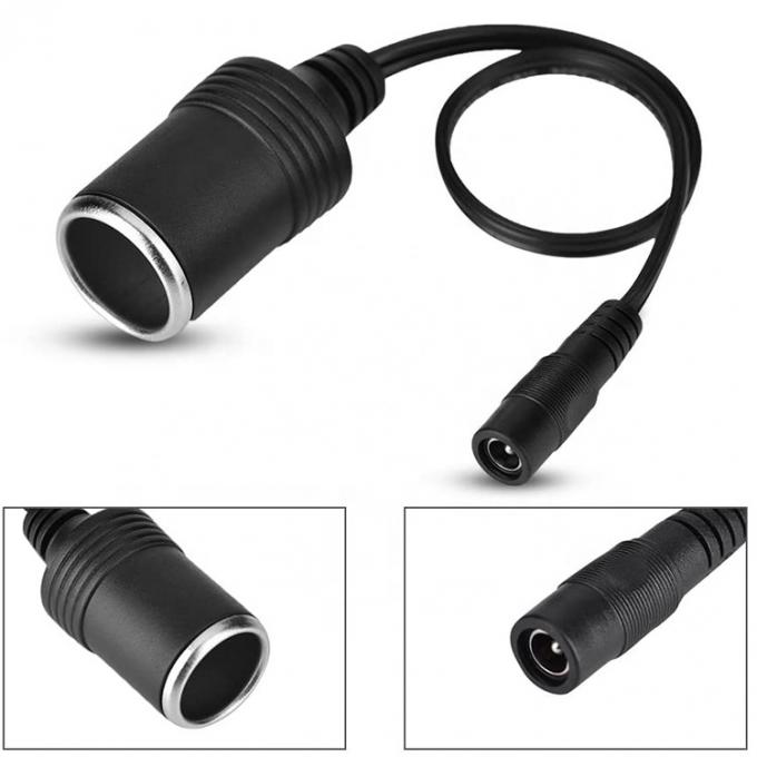 120W 12V 10A Female Car Cigarette Socket to DC 5.5mm x 2.1mm Power Adapter Cable 1