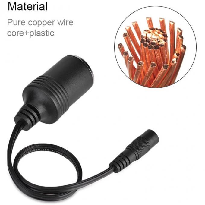 120W 12V 10A Female Car Cigarette Socket to DC 5.5mm x 2.1mm Power Adapter Cable 3