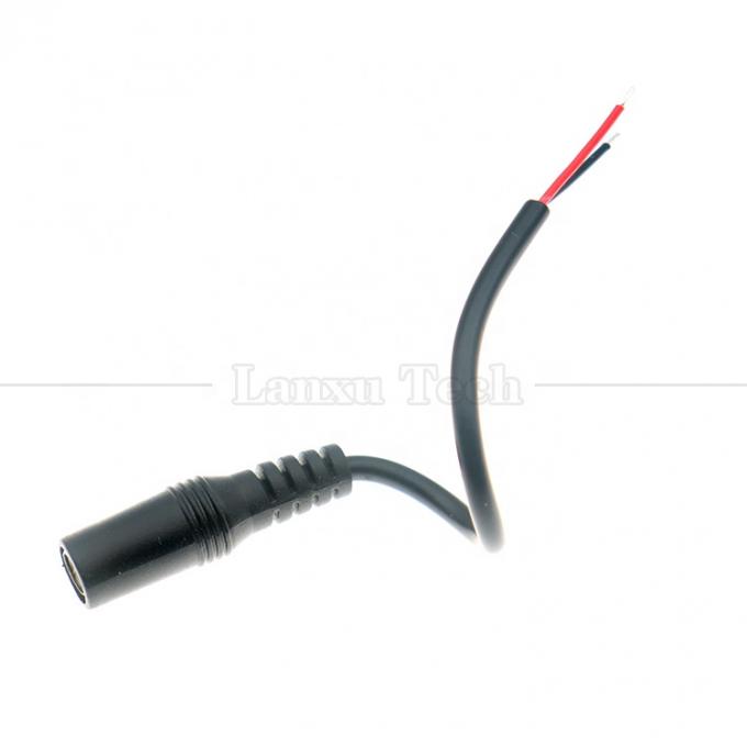 Customized DC Female Barrel Jack Plug 5.5x2.1mm Connector to Open Tinned Pigtail Wire Cable for Led Light 7