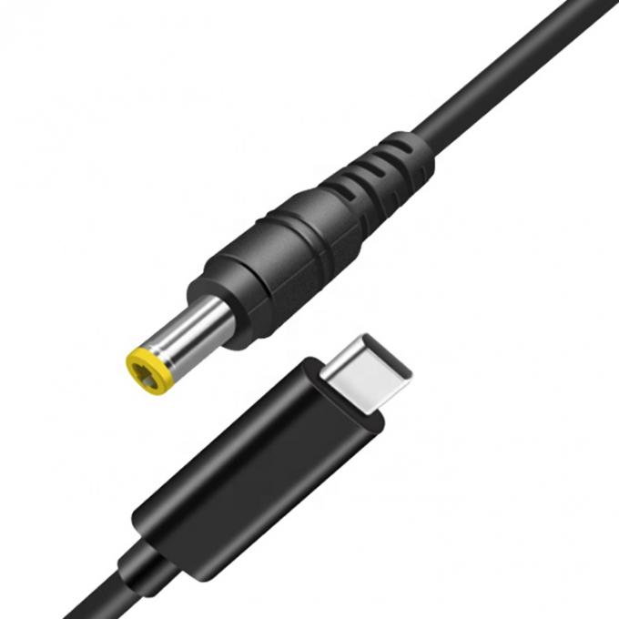 60W 20V 3A USB Type C PD Charging to DC Jack Power Adapter Cable for Laptop 3