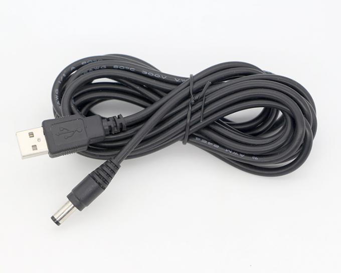 1m 3m 5m 10m 1A 2A 5A USB A Male to DC 5.5x2.1mm 3.5 1.35 4.0 1.7 Barrel Jack Power Charger Cable for LED CCTV Camer 8