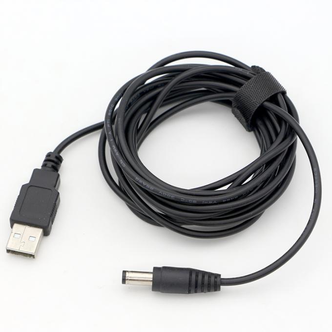 1m 3m 5m 10m 1A 2A 5A USB A Male to DC 5.5x2.1mm 3.5 1.35 4.0 1.7 Barrel Jack Power Charger Cable for LED CCTV Camer 7