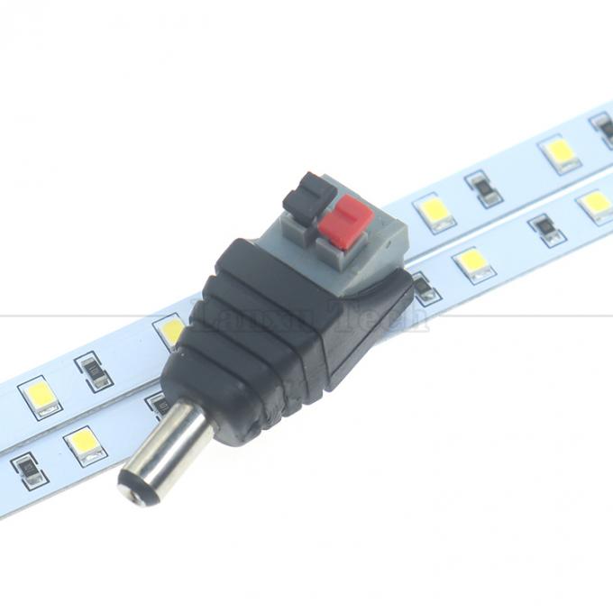 5V 12V Solderless Press Button DC 5.5*2.1mm Male Female Barrel Jack to 2p Wires Cable Cable Connector for LED Strip Camera 3