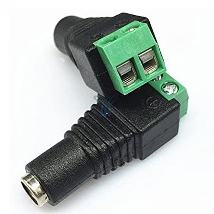 Solderless 12v 24v 5.5x2.5mm 5.5x2.1mm Female DC Power Plug Connector Jack Adapter for CCTV Camera Led Strip Lights 2