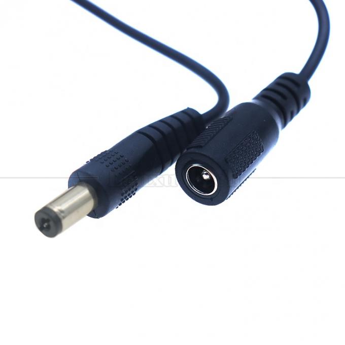 High Quality Male to Female 5.5x2.1mm Barrel Jack DC Power Extension Cable for CCTV Camera 2