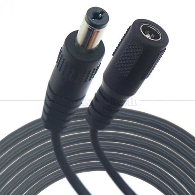 Custom 16AWG 18 20 22 24 26 28 AWG Male to Male 5.5x2.1mm 5.5x2.5mm 3.5x1.35mm 12V DC Plug Power Supply Extension Cable for CCTV 2