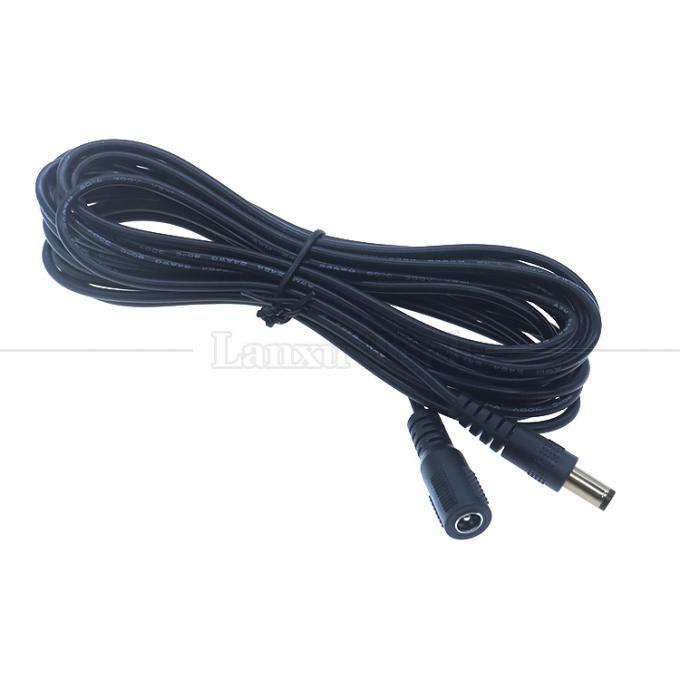 Custom 16AWG 18 20 22 24 26 28 AWG Male to Male 5.5x2.1mm 5.5x2.5mm 3.5x1.35mm 12V DC Plug Power Supply Extension Cable for CCTV 5