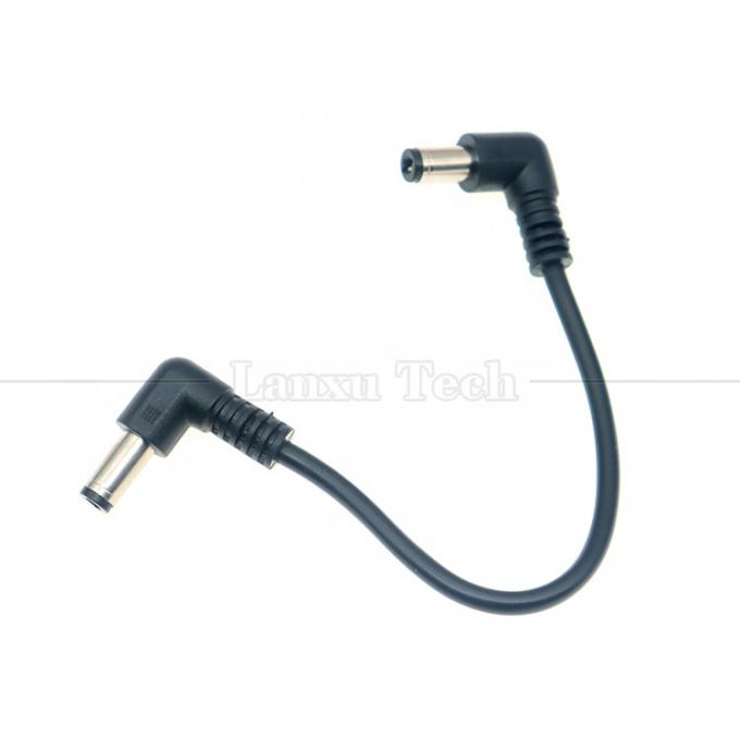 12V 24V Male to Male DC Angled Plug Jack Connector 5.5*2.1mm Power Supply Extension Wire Cables 4