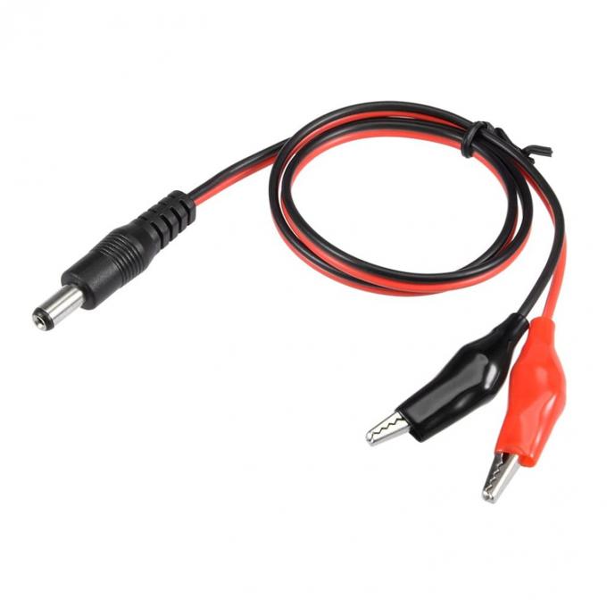 30cm DC Barrel Jack 5.5x2.1mm Male Female to Dual Alligator Clips Power Supply DC Cable for CCTV Camera 1