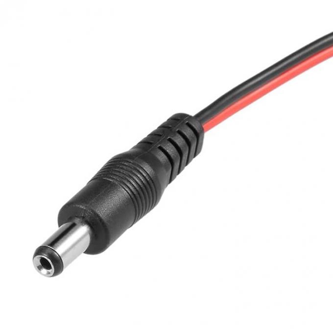 30cm DC Barrel Jack 5.5x2.1mm Male Female to Dual Alligator Clips Power Supply DC Cable for CCTV Camera 3