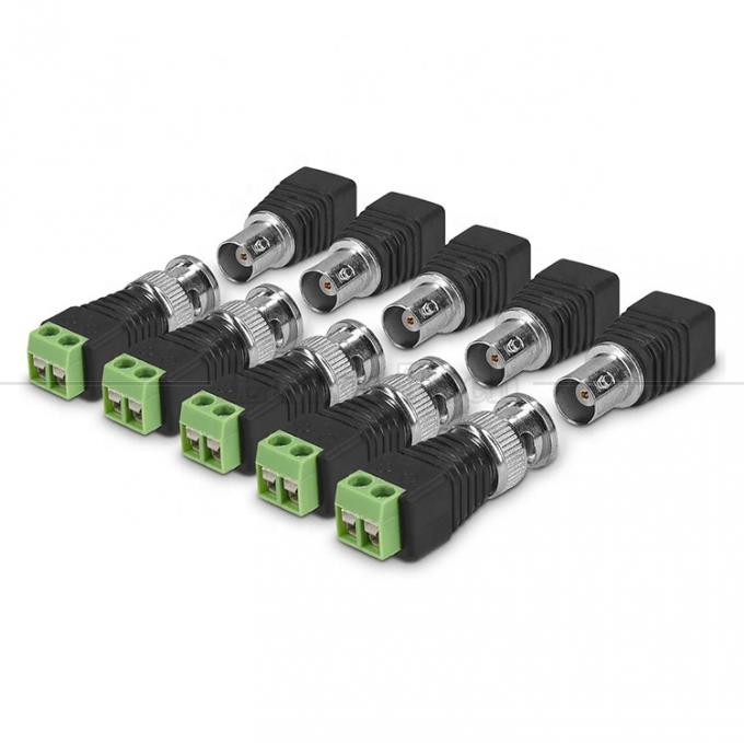 Solderless Screw Terminal Male Female BNC Connector Power Adapter for Cctv Camera Monitor Video Recorder 1