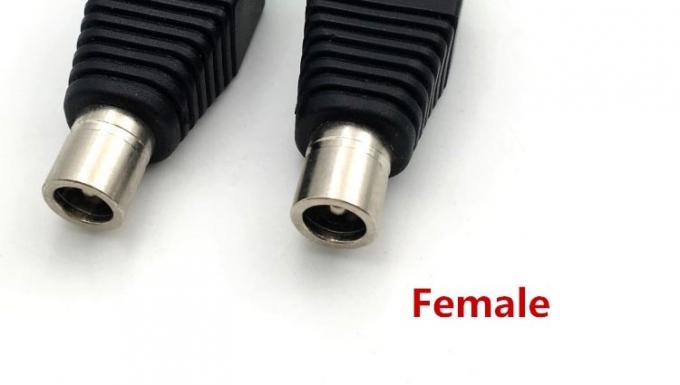 Solderless Insert Male Female 2.1 X 5.5mm DC Jack Connector Power Terminal Plug Adapter for LED Strip CCTV Camera 4