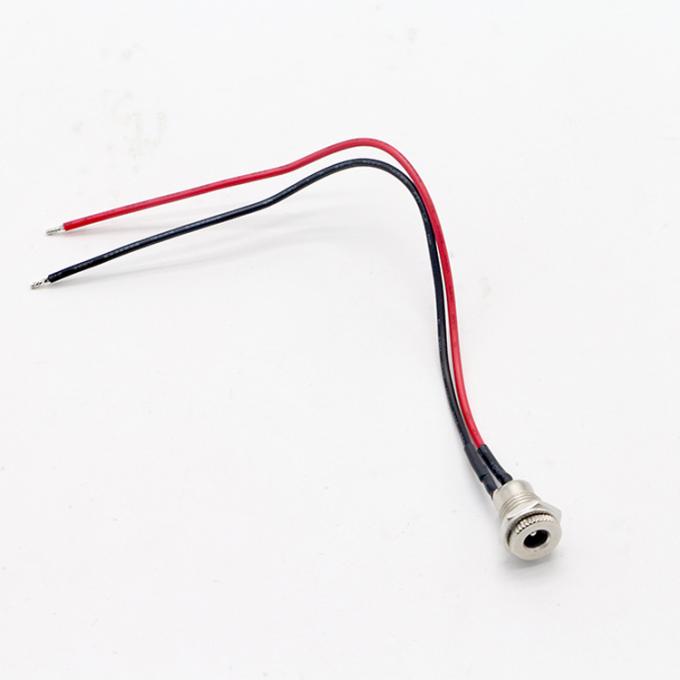 Threaded Female Mount DC099 Barrel Jack Socket 10A 5.5x2.1mm DC Power Adapter Tinnned Wire End Cable 5