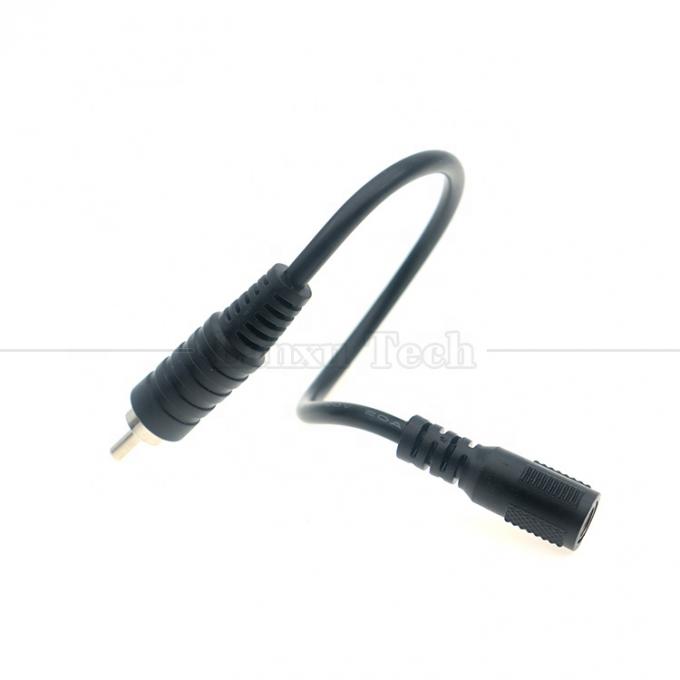 RCA Male to DC 5.5x2.5mm 5.5x2.1mm Female Plug Barrel Jack 12V DC Pedal Power Cable 2