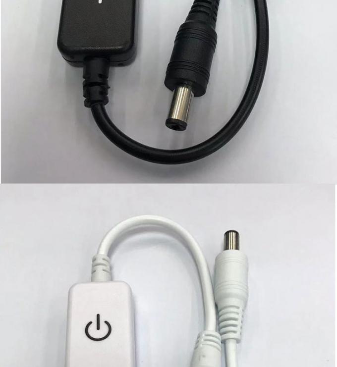12v 24v Touch Controller Male to Female DC 5.5x2.1mm on off Dimmer Switch for LED Strip Lights 4