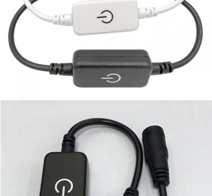 12v 24v Touch Controller Male to Female DC 5.5x2.1mm on off Dimmer Switch for LED Strip Lights 3