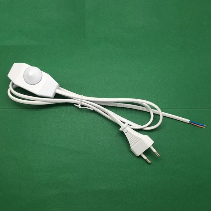 1.8m EU Plug ON OFF LED Dimmer Controller Adapter AC Power Extension Cord Cable for Table Lamp 4