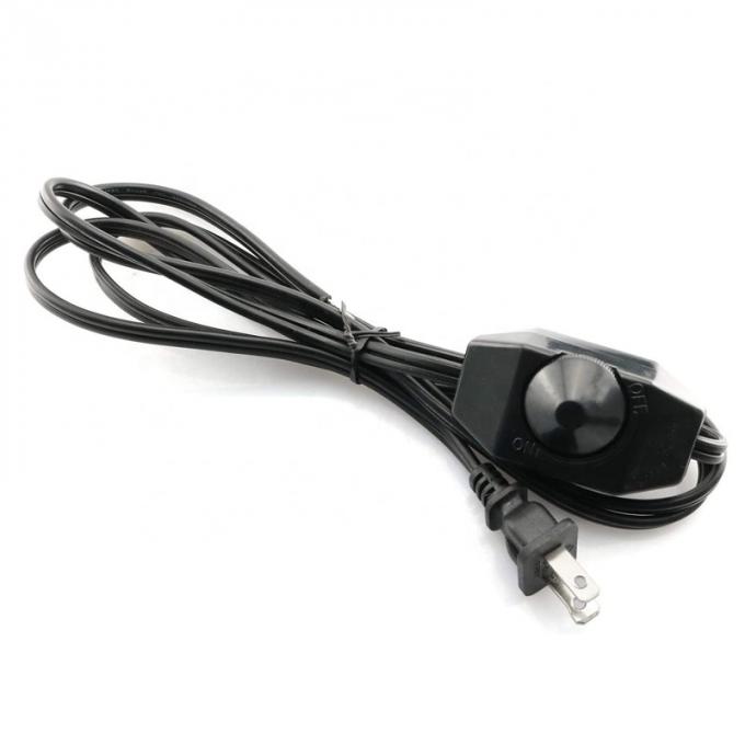 1.8m Rotary Knob Adjustable LED Dimmer Switch Controller Power Cable for Lamp LED Strip 0
