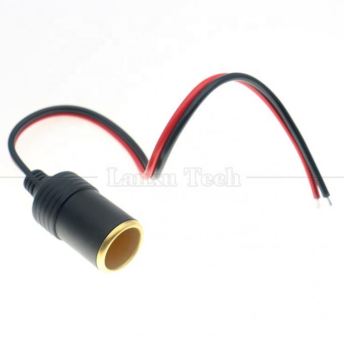12V 24V 20A Pure Cooper DC Car Cigarette Lighter Female Socket Plug Power Adapter Extension Cable 1