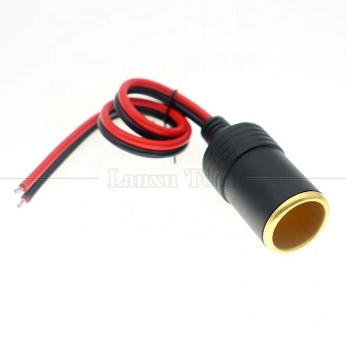 12V 24V 20A Pure Cooper DC Car Cigarette Lighter Female Socket Plug Power Adapter Extension Cable 4