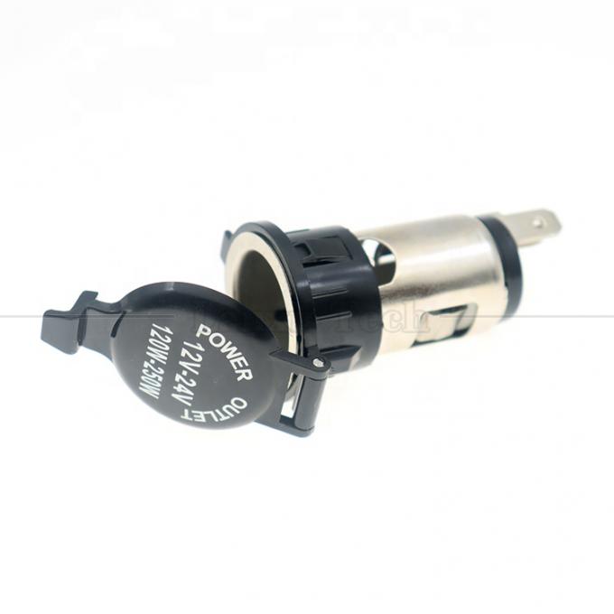 12v 24v Waterproof Gap Car Cigarette Lighter Female Socket Power Charger Adapter for Motorcycle 0
