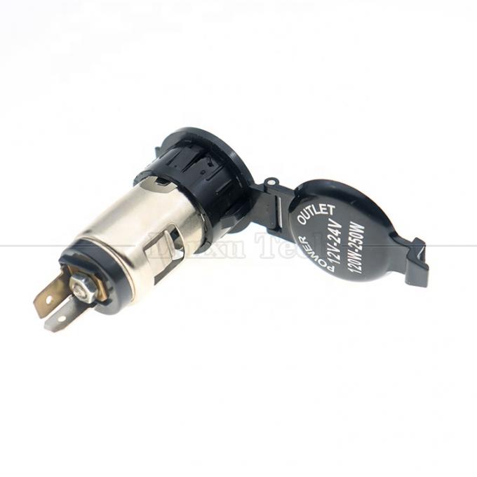 12v 24v Waterproof Gap Car Cigarette Lighter Female Socket Power Charger Adapter for Motorcycle 3