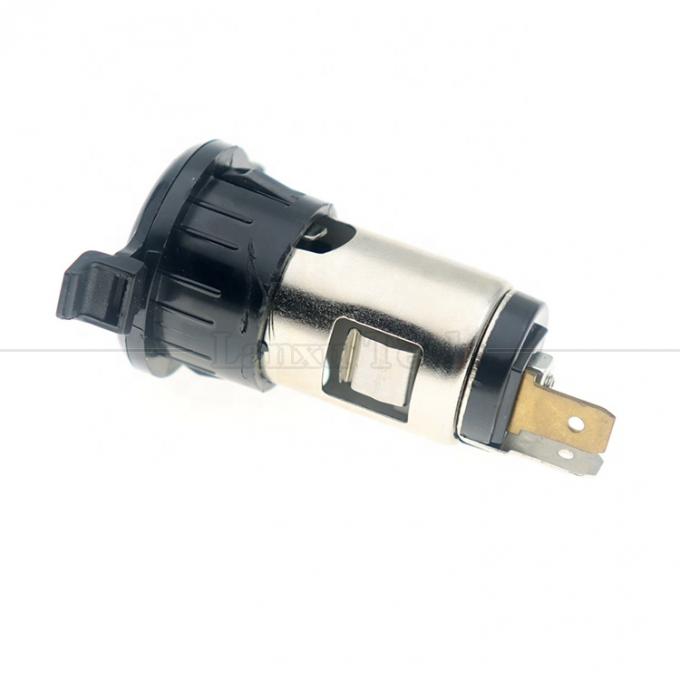 12v 24v Waterproof Gap Car Cigarette Lighter Female Socket Power Charger Adapter for Motorcycle 5