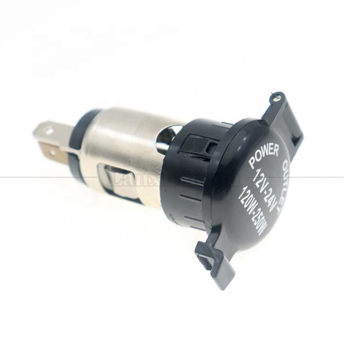 12v 24v Waterproof Gap Car Cigarette Lighter Female Socket Power Charger Adapter for Motorcycle 4