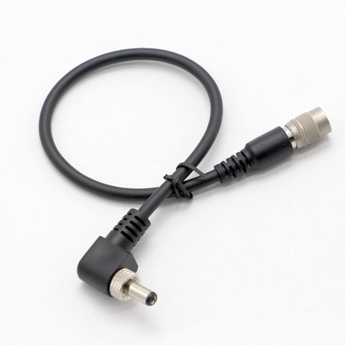 OEM Screw Locking 90 Degree Right Angle 5V 12V Male to Female 5.5x2.1mm 5.5X2.5mm DC Power Cable 5