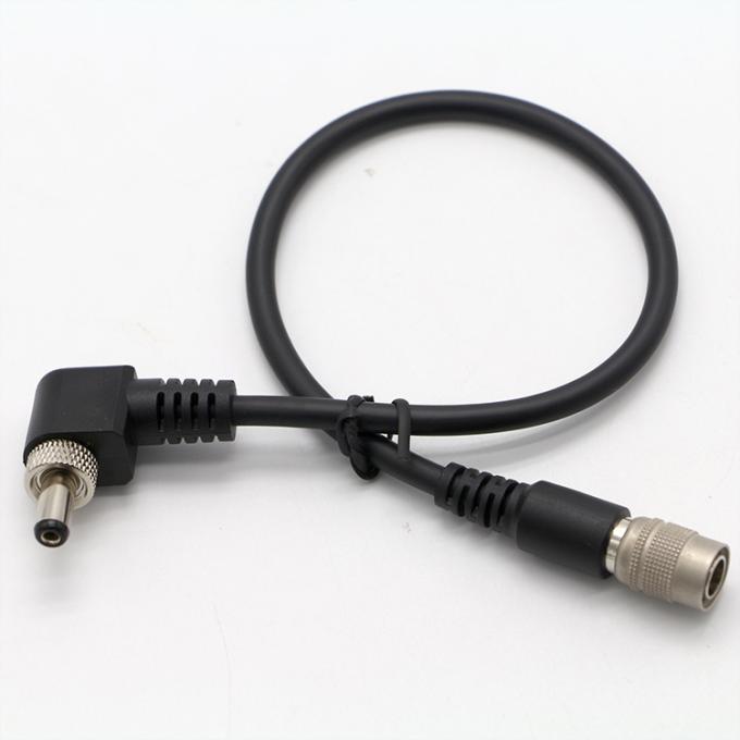 OEM Screw Locking 90 Degree Right Angle 5V 12V Male to Female 5.5x2.1mm 5.5X2.5mm DC Power Cable 4