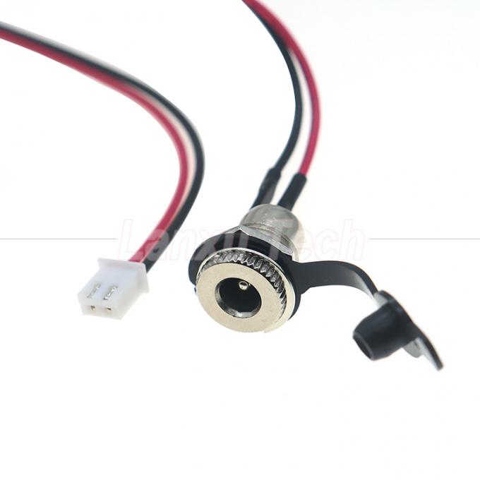 Waterproof DC Female Socket 5.5x2.1mm 5.5x2.5mm Jack DC099 to XH2.54 PH SH VH Connector Cable with Cap 1