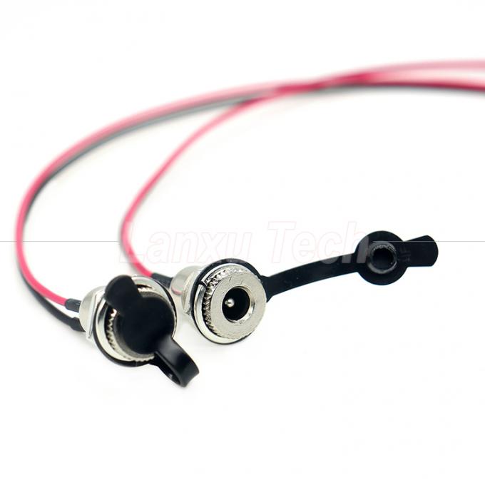 Waterproof DC Female Socket 5.5x2.1mm 5.5x2.5mm Jack DC099 to XH2.54 PH SH VH Connector Cable with Cap 2
