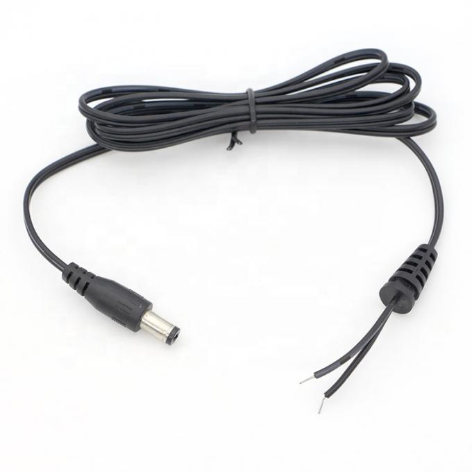 DC Supply Input Barrel Jack 2.1x5.5mm Male Female to Open Pigtail SR DC Power Cable 1