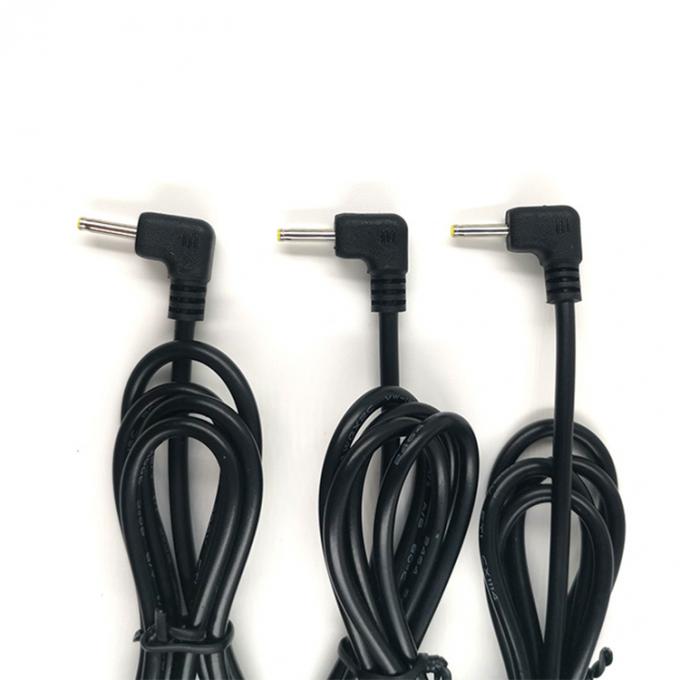 Custom 90 Degree Angle DC Barrel Jack 2.5x0.7mm to Stripped Tinned Bare Wire End Cable 4