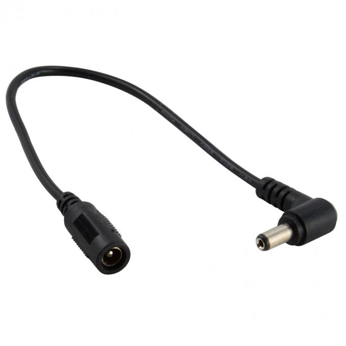 90 Degree Angle Male to Female Connector 5.5x2.1mm Barrel Jack DC Power Extension Cable 6