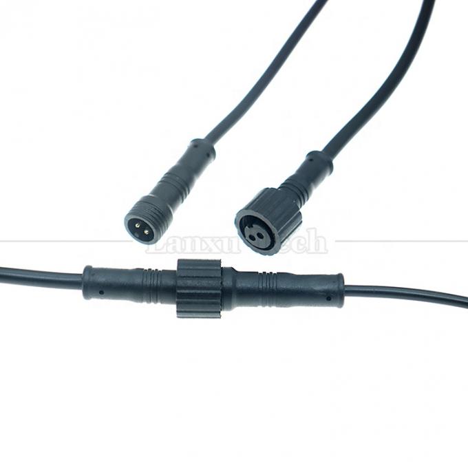 Waterproof  IP67 IP68 Male Female 2 3 4 5 6 7 8 Pin  M12 Cable for LED 4