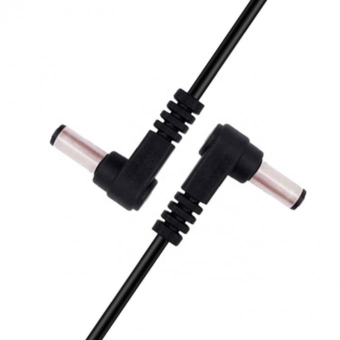 90 Degree Angle Male to Male 5.5x2.1mm DC Power Extension Cable 2