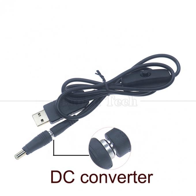 5.5x2.1mm Female to 5.5x2.5mm Plug Male DC Power Barrel Jack Connector Converter Adapter 1