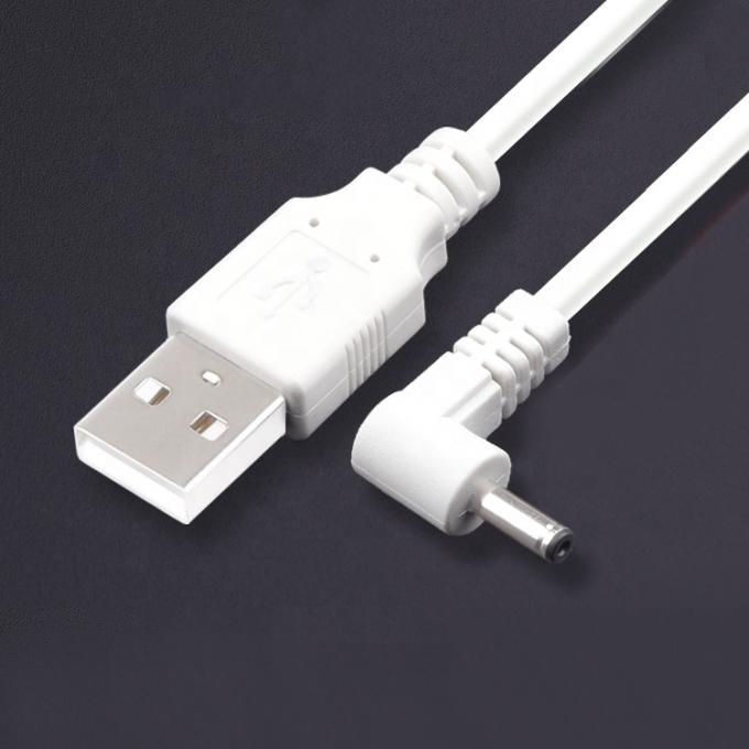 Custom 90 Degree Angle 1m USB to DC Male 3.5x1.35mm Power Extension Cable 2