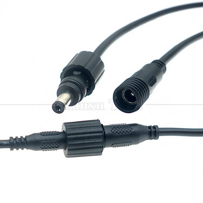 Waterproof IP68 IP67 Male to Female 5.5X2.1mm  5.5x2.5mm 3.5x1.35mm Jack DC  Power Extension Cable 1