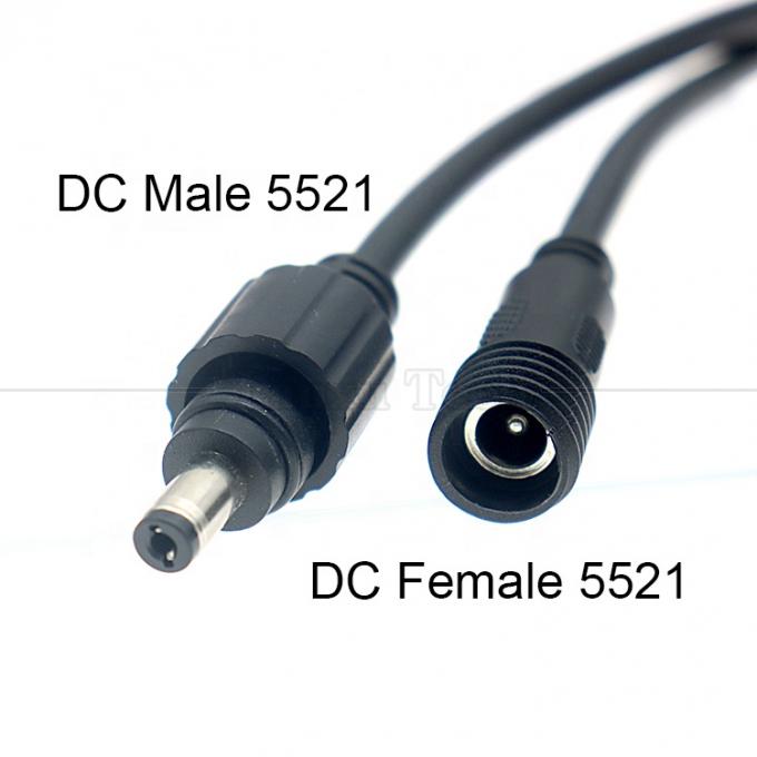Waterproof IP68 IP67 Male to Female 5.5X2.1mm  5.5x2.5mm 3.5x1.35mm Jack DC  Power Extension Cable 2